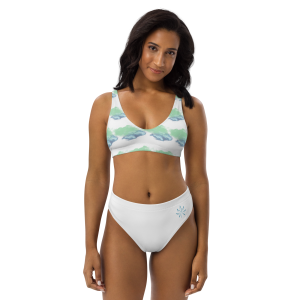 Sea Clouds High Waist Bikini Set